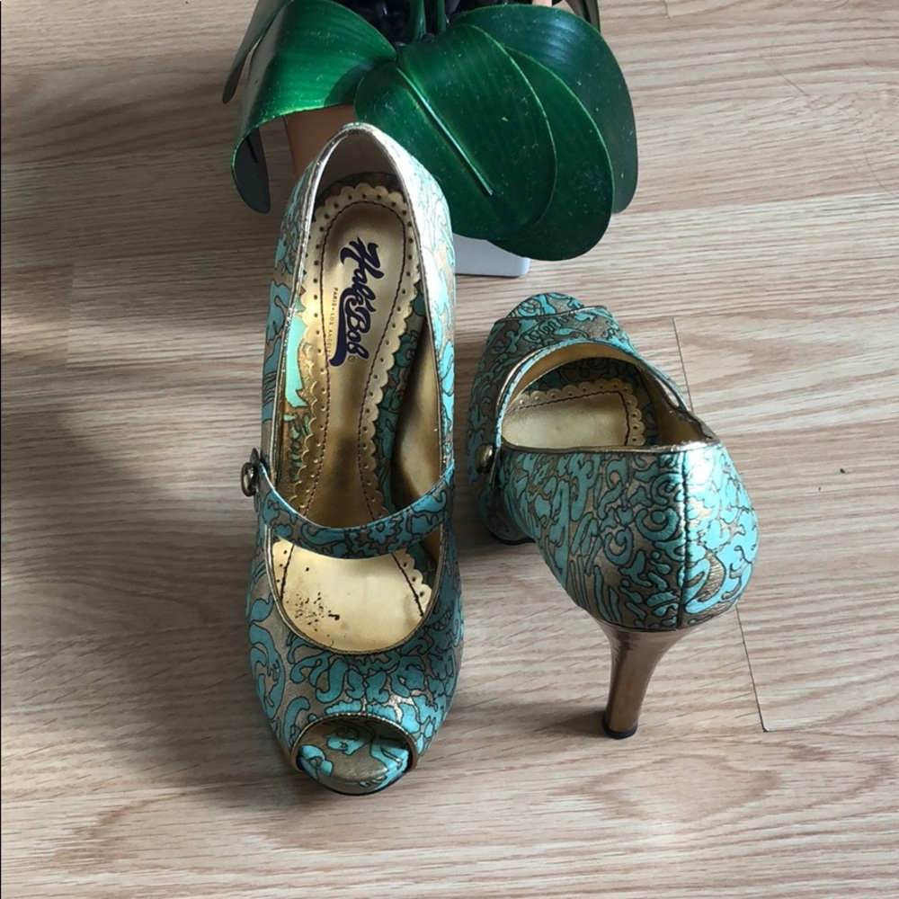 Hale Bob Vero Cuoio Heels